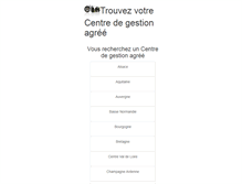 Tablet Screenshot of centredegestionagree.fr